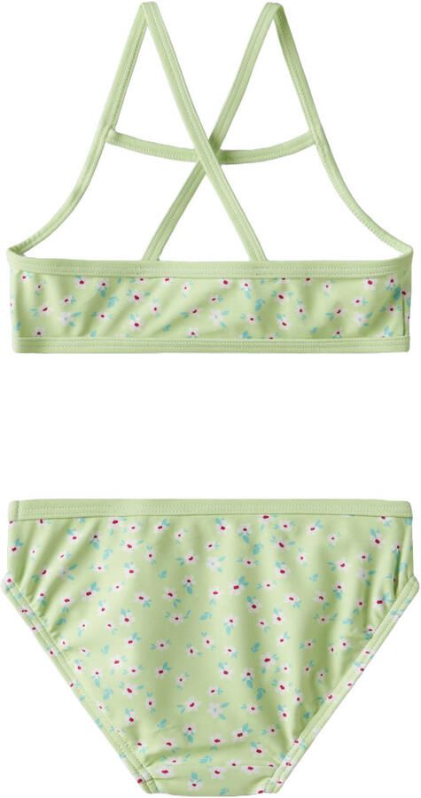 NAME IT MINI crop bikini groen - Foto 3