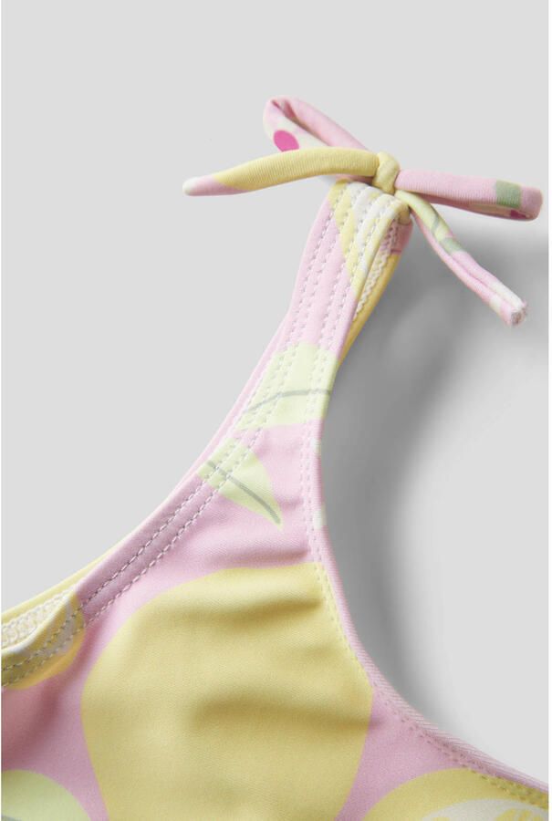 NAME IT MINI crop bikini lichtroze lichtgeel - Foto 2