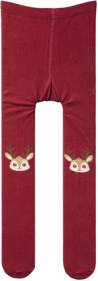 NAME IT MINI gebreide katoenen maillots met print donkerblauw rood (set van 2) - Foto 2