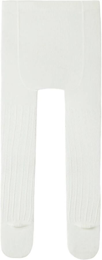 NAME IT MINI gebreide maillot wit Meisjes Stretchkatoen Effen - Foto 3