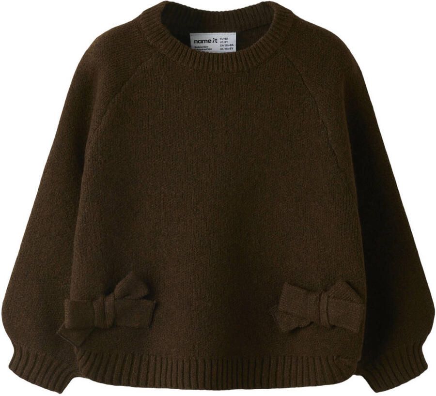 NAME IT MINI gebreide trui bruin