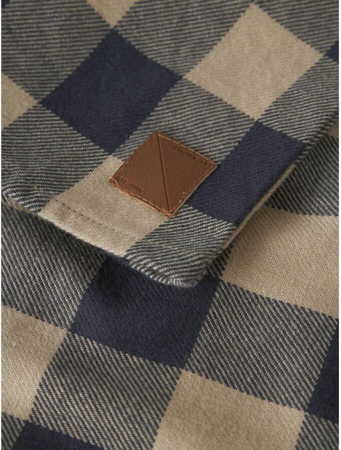 NAME IT MINI geruit overhemd blauw - Foto 2