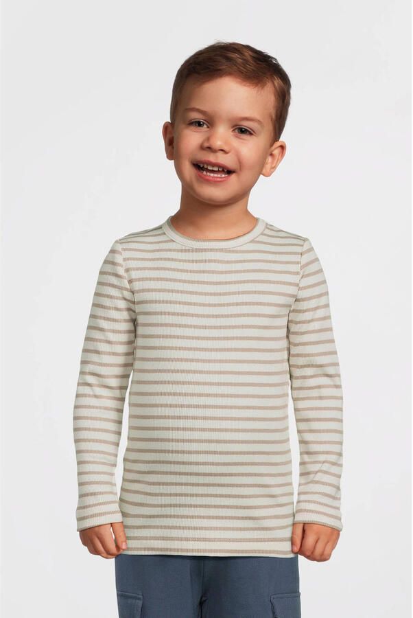 Name It Shirt met lange mouwen NMNBANI LS XSL TOP NOOS Strepen-look in geweldige ribkwaliteit - Foto 2