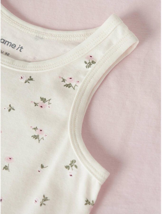 NAME IT MINI hemd ecru roze (set van 2) - Foto 2
