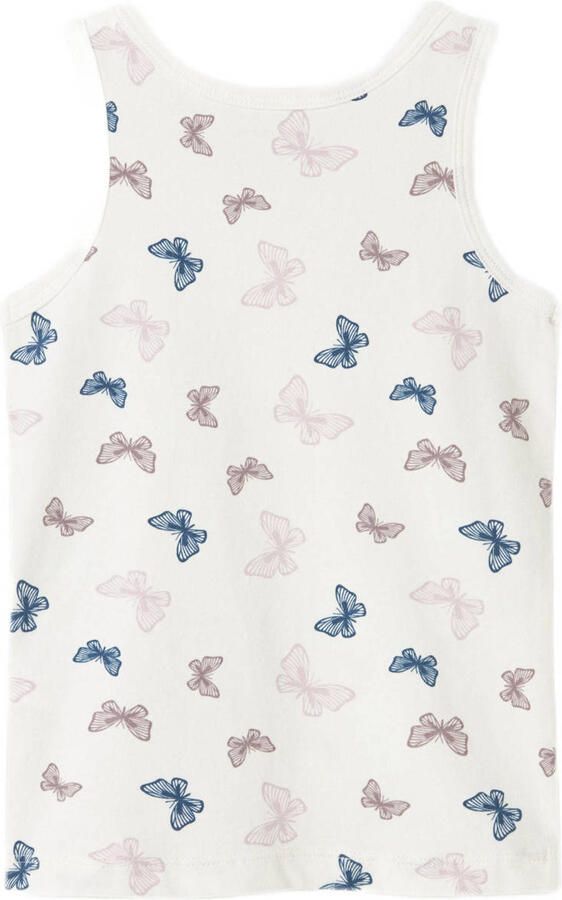 Name It Hemd NMFTANK TOP 2P JET STREAM BUTTERFLY NOOS (set 2 stuks)