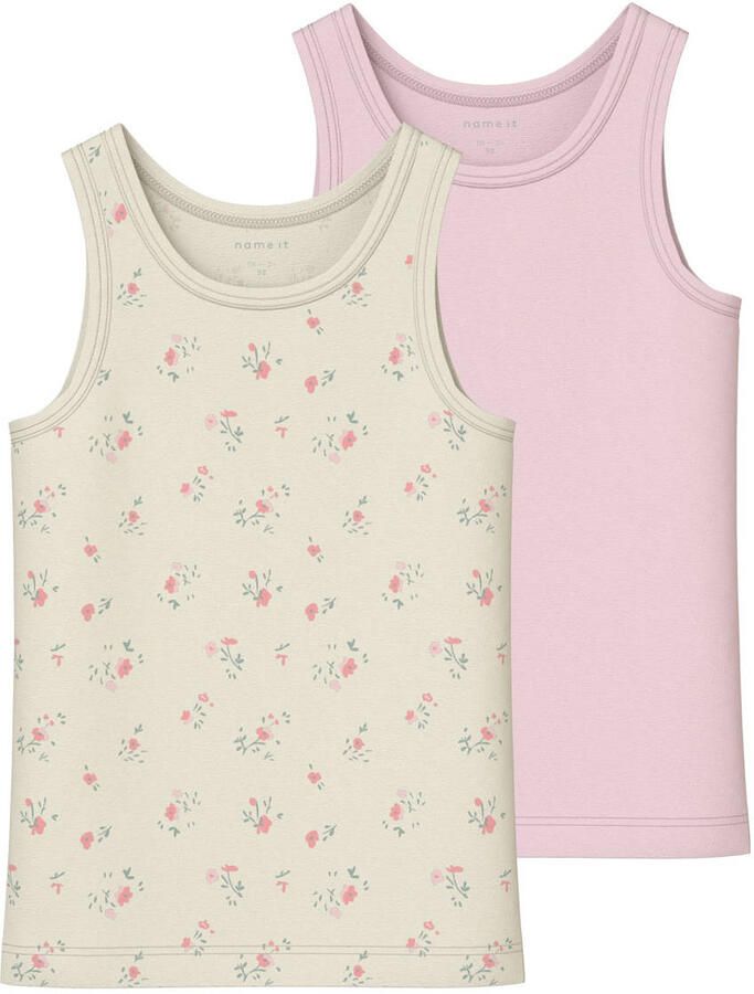 Name It Hemd NMFTANK TOP 2P FLOWER NOOS (set 2 stuks) - Foto 2
