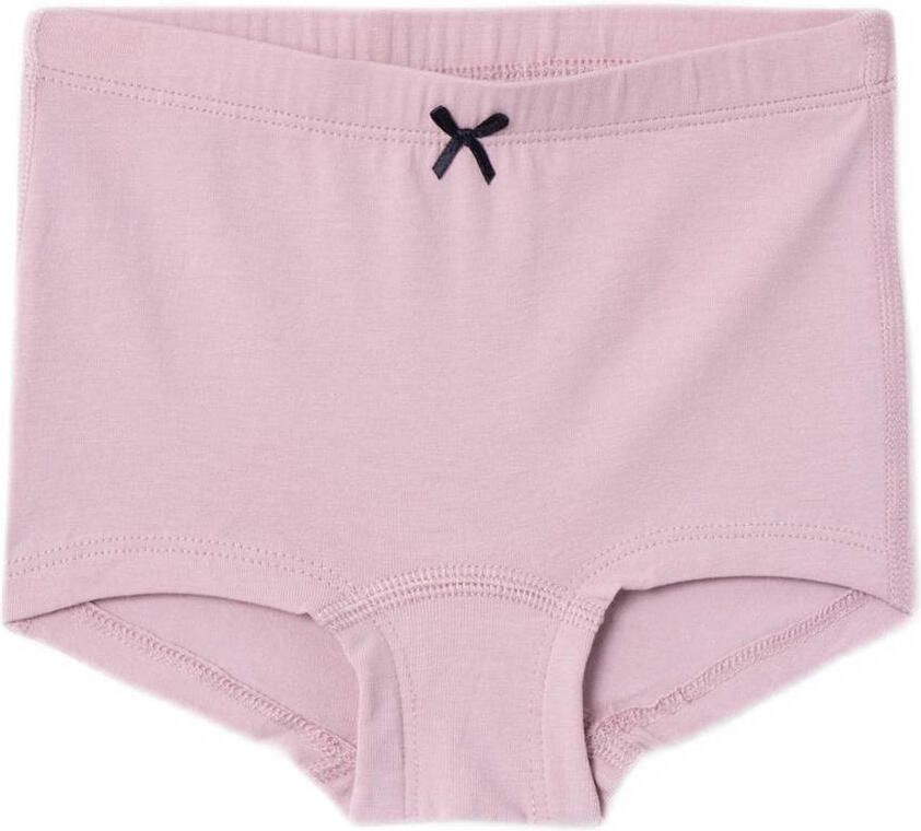 Name it MINI hipster NMFTIGHTS set van 3 beige lila paars Slip Meisjes Stretchkatoen 104 - Foto 3