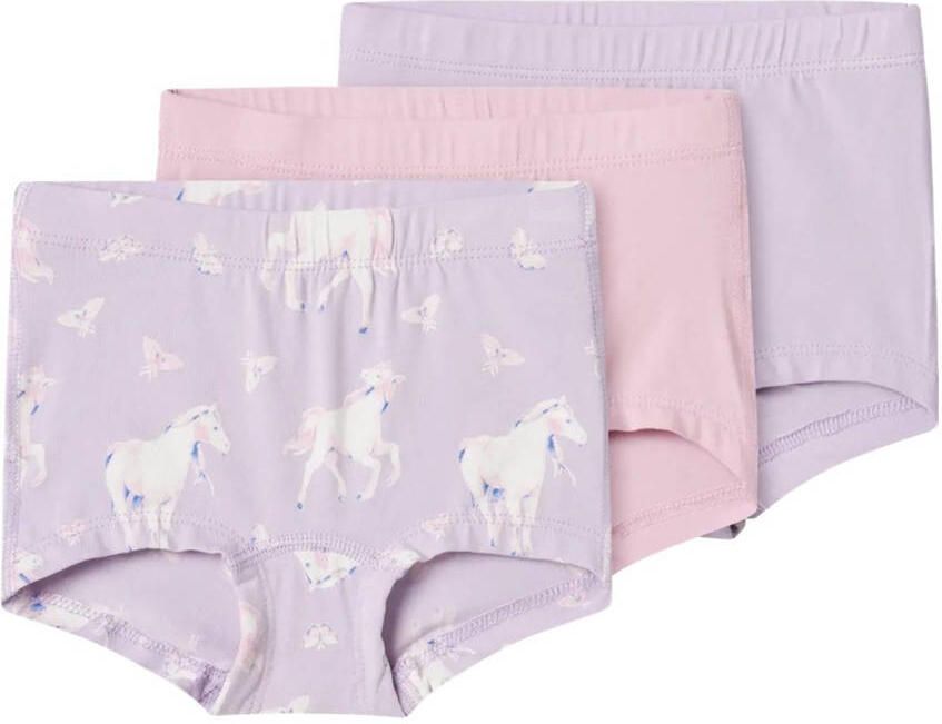 Name It Hipster NMFTIGHTS 3P PASTEL LILAC HORSE NOOS (set 3 stuks) - Foto 3