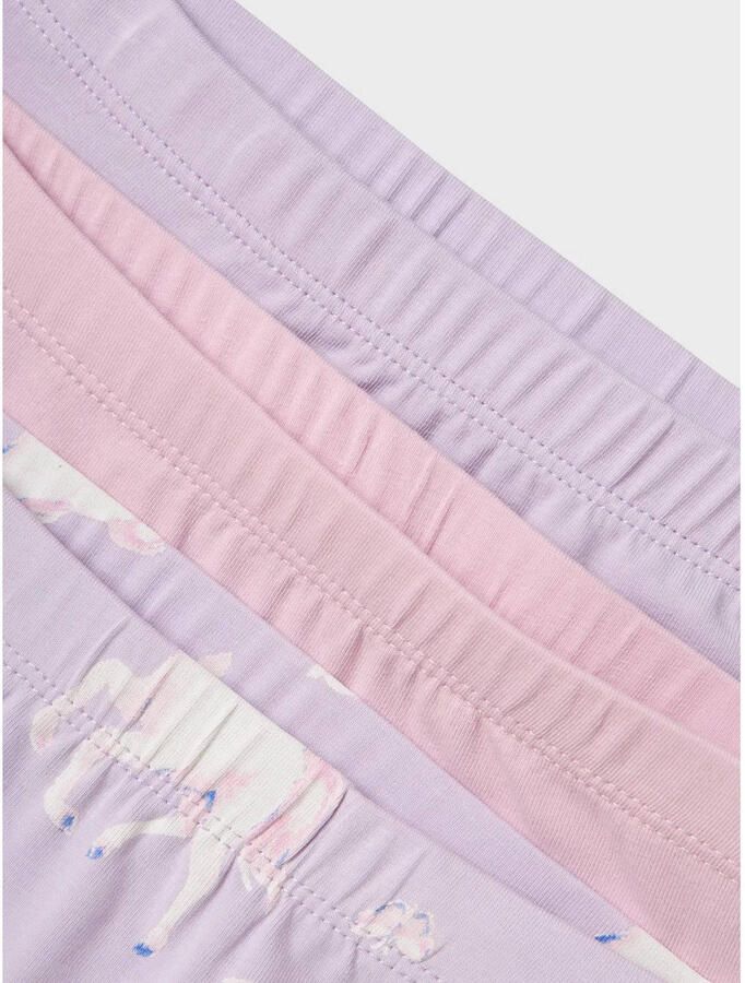 Name It Hipster NMFTIGHTS 3P PASTEL LILAC HORSE NOOS (set 3 stuks) - Foto 2