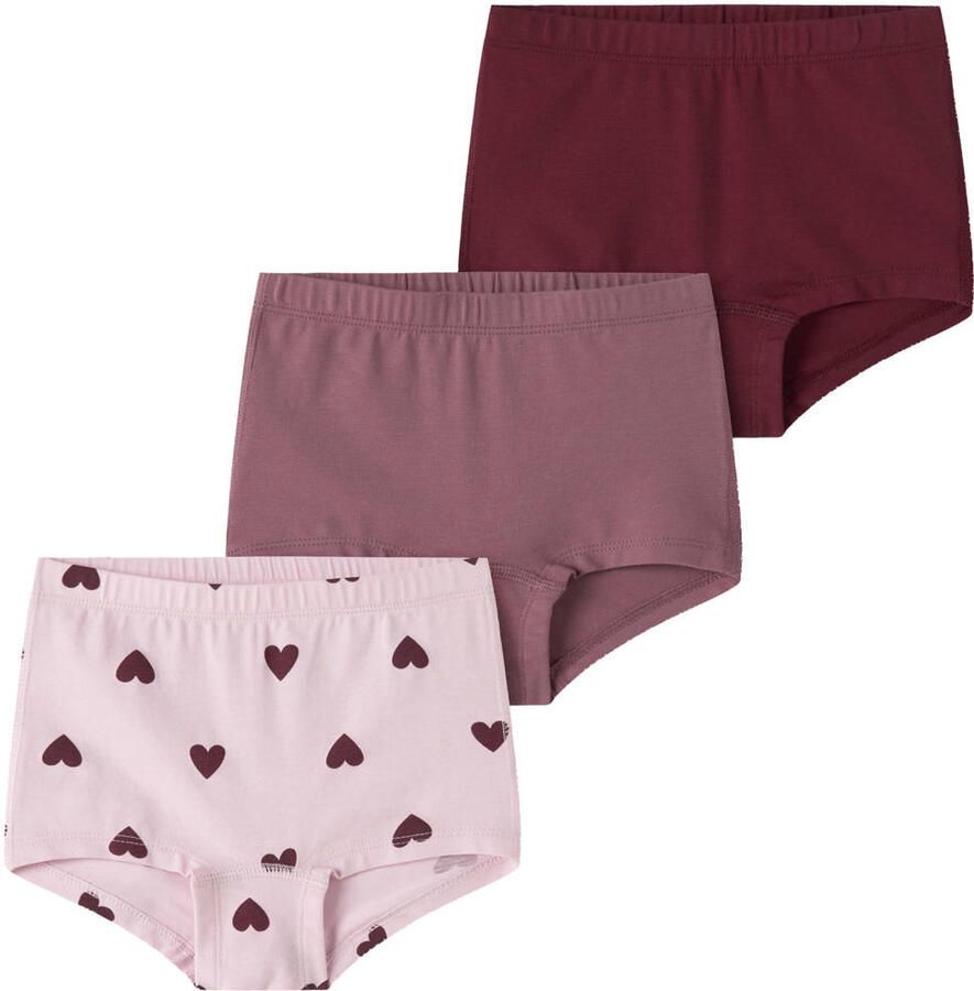 NAME IT MINI hipsters met hartjes (set van 3)