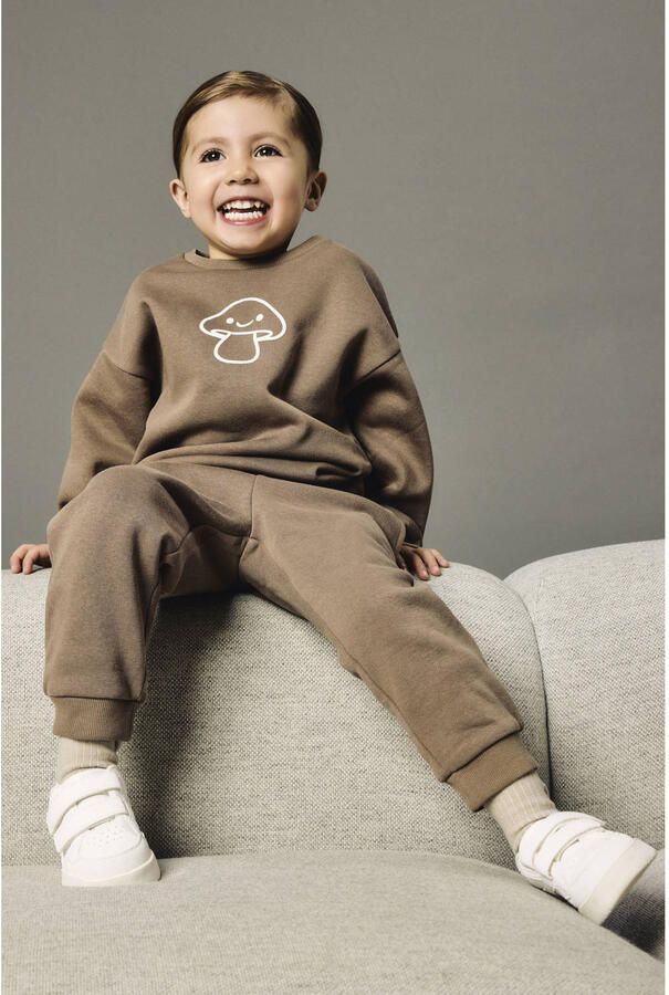 NAME IT MINI joggingbroek bruin - Foto 3