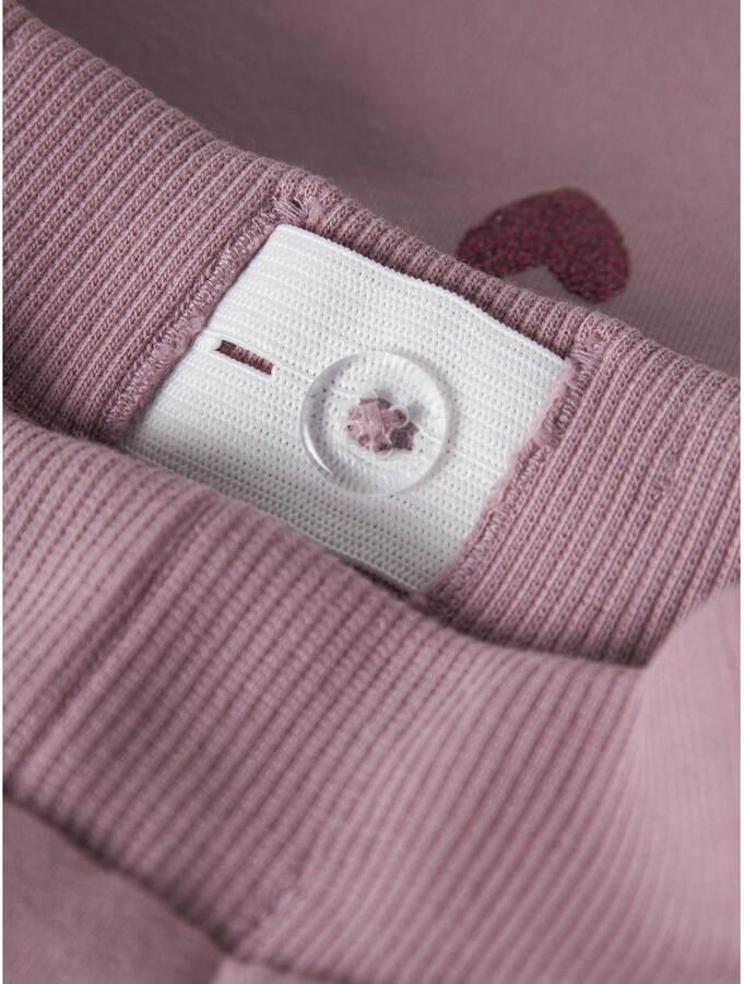NAME IT MINI joggingbroek met hartjes roze Meisjes Sweat Hartjes - Foto 2
