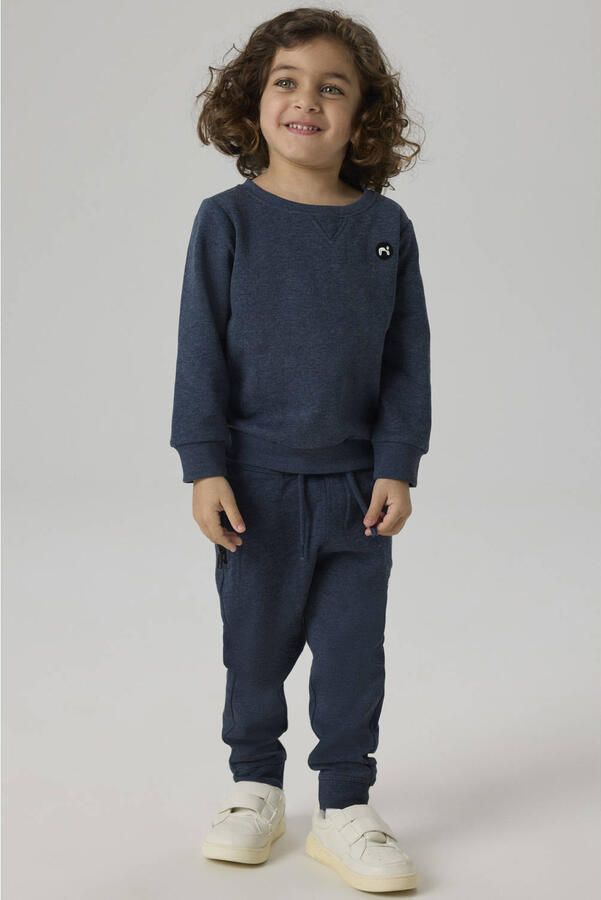 Name it MINI joggingbroek NMMVIMO donkerblauw Jongens Sweat Effen 104 - Foto 2