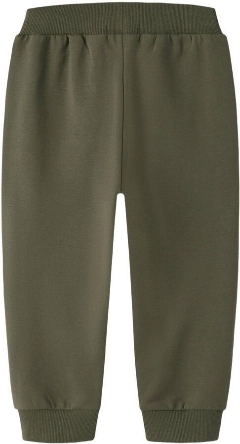 NAME IT MINI joggingbroek olijfgroen Jongens Sweat Effen