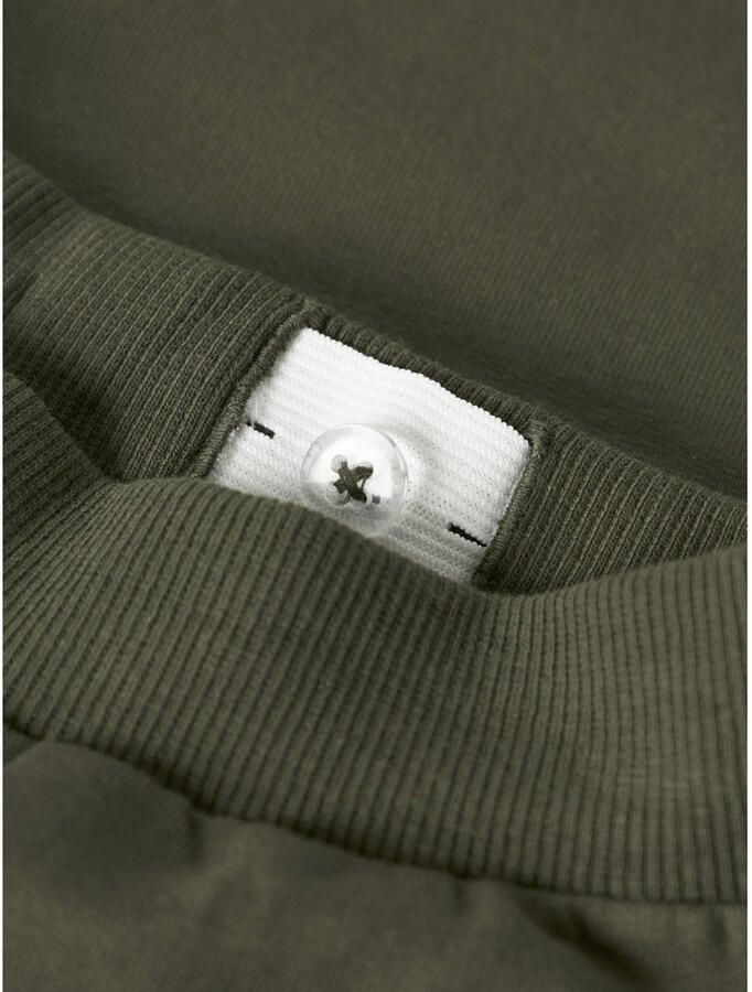 NAME IT MINI joggingbroek olijfgroen Jongens Sweat Effen - Foto 2