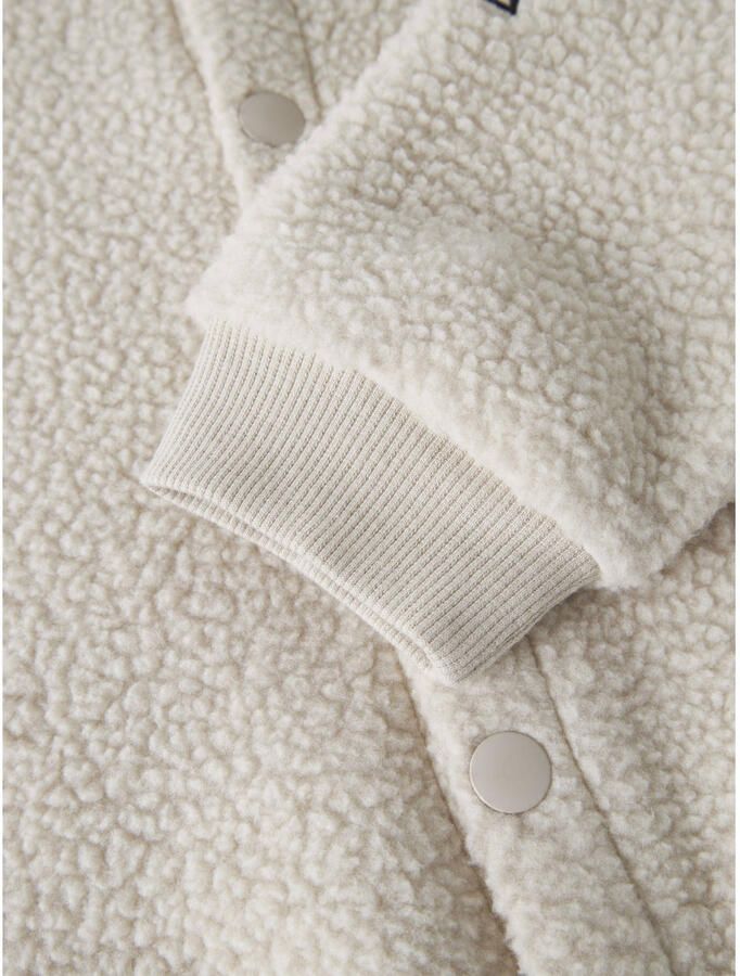 NAME IT MINI junior teddy jas beige Jongens Polyester Klassieke kraag - Foto 3