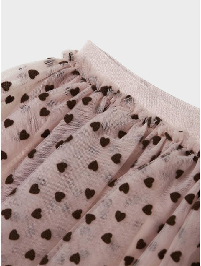 NAME IT MINI korte tule rok met hartjes mauve Roze Meisjes Polyester - Foto 2