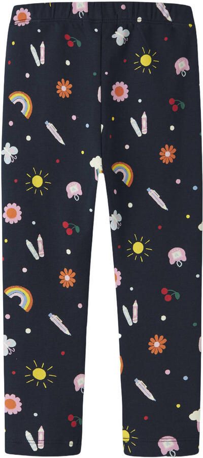 NAME IT MINI legging met print donkerblauw - Foto 3