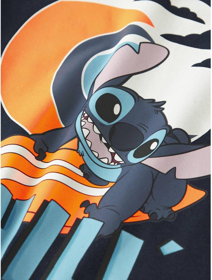 NAME IT MINI Lilo & Stitch T-shirt donkerblauw - Foto 3