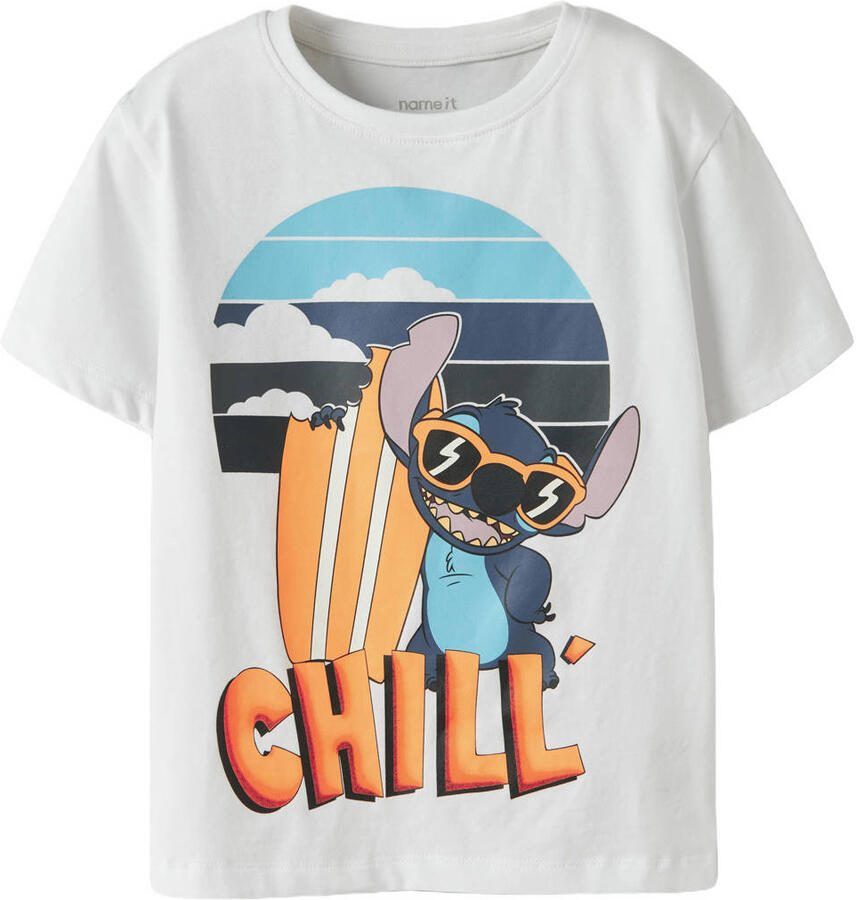 NAME IT MINI Lilo & Stitch T-shirt wit
