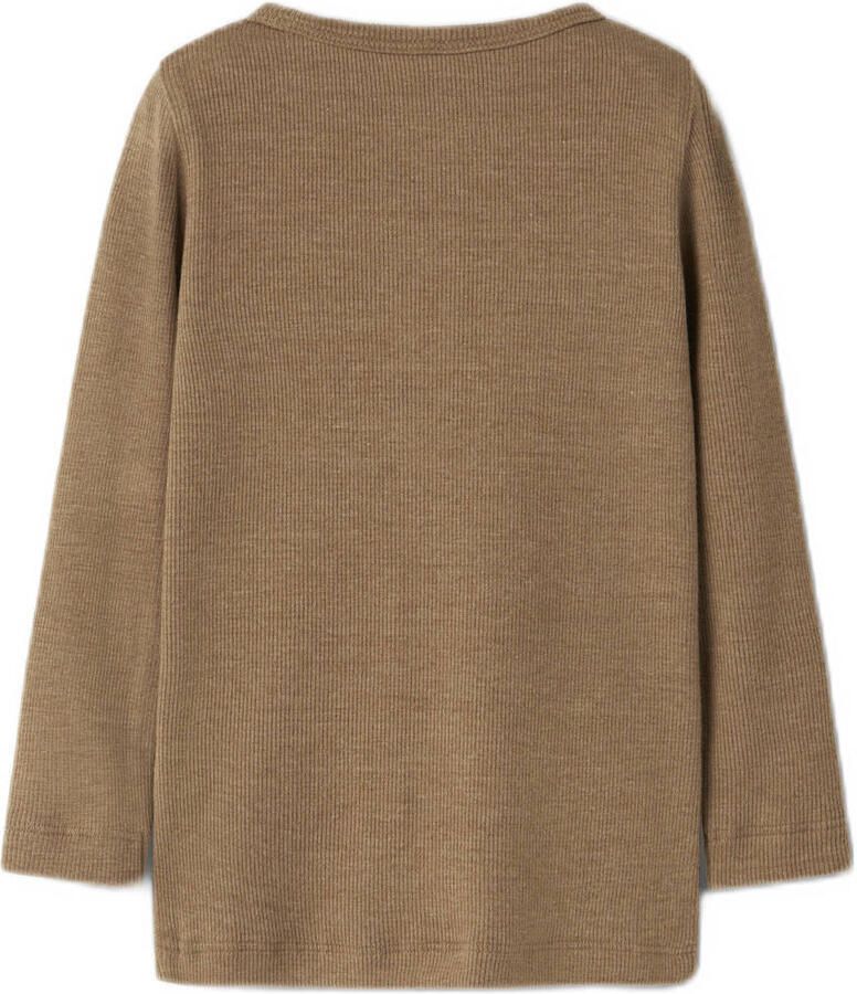 NAME IT MINI longsleeve bruin - Foto 2