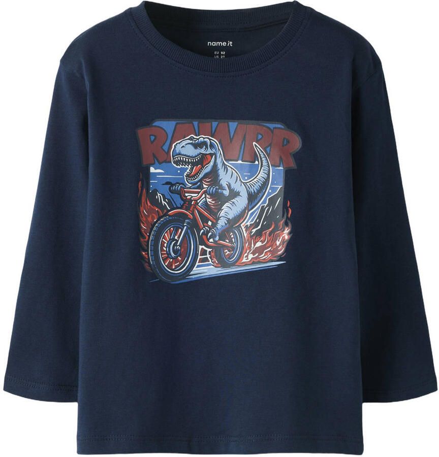 NAME IT MINI longsleeve donkerblauw