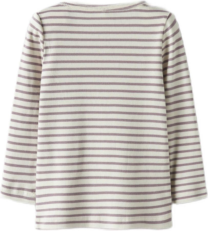 Name It Shirt met lange mouwen NMNBANI LS XSL TOP NOOS Strepen-look in geweldige ribkwaliteit