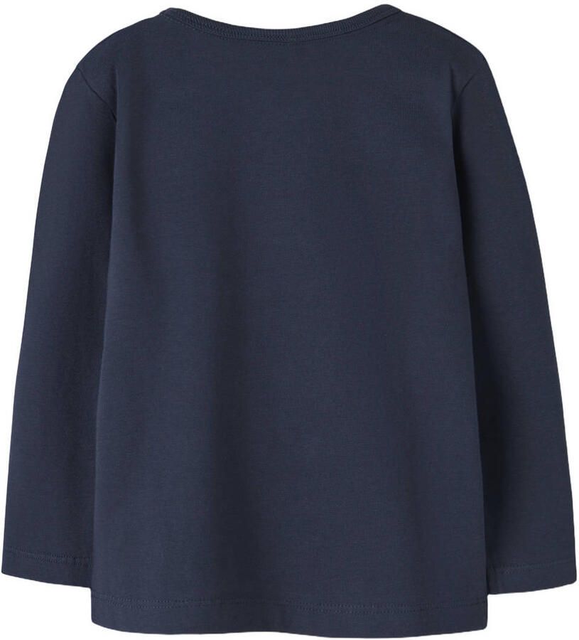 NAME IT MINI longsleeve met print donkerblauw - Foto 2