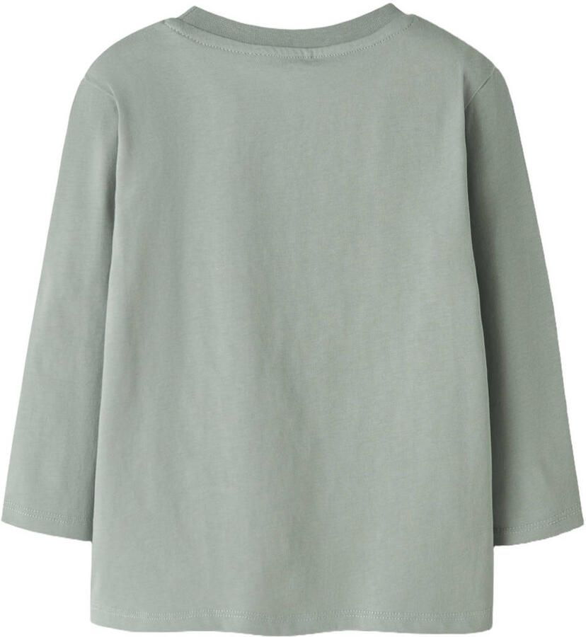 NAME IT MINI longsleeve met print groen - Foto 2