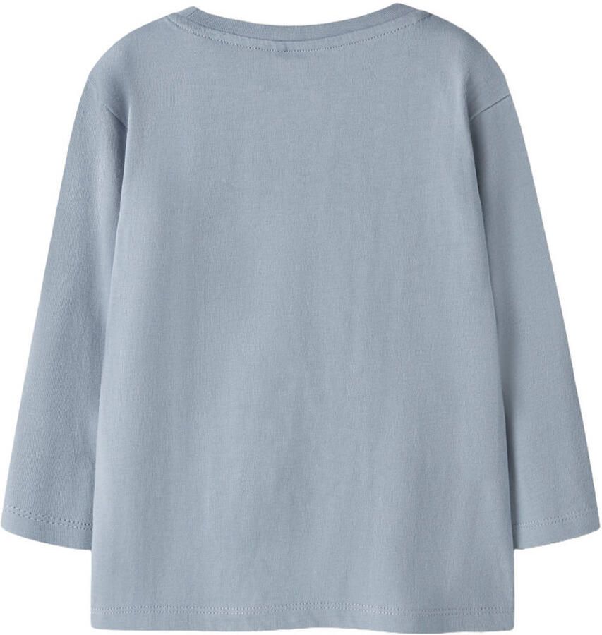 NAME IT MINI longsleeve met print lichtblauw - Foto 2