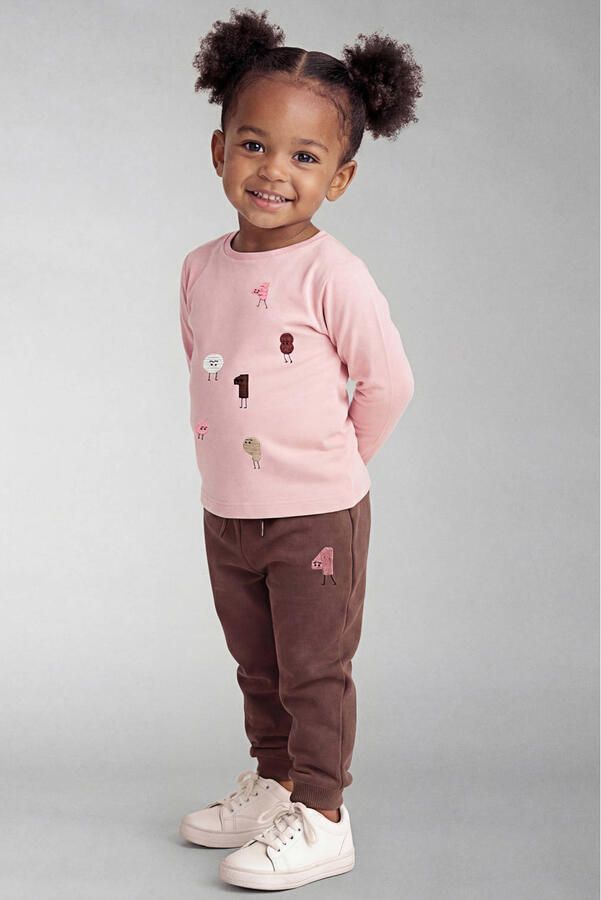 NAME IT MINI longsleeve met print lichtroze - Foto 2