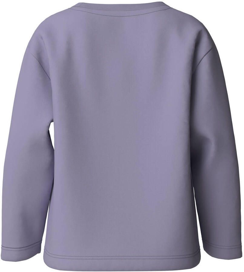 NAME IT MINI longsleeve met print lila Paars Meisjes Katoen Ronde hals - Foto 2
