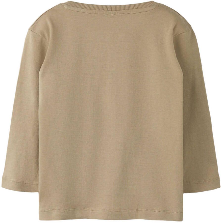 NAME IT MINI longsleeve met print zand Beige Jongens Katoen Ronde hals - Foto 2