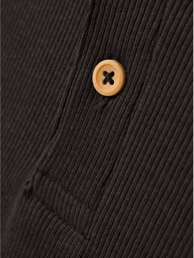 Name It Shirt met lange mouwen NMMKAB LS TOP NOOS in henley-stijl met korte knoopsluiting bij de halslijn