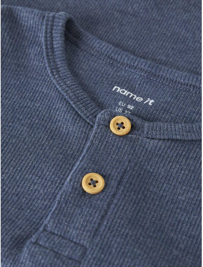 NAME IT MINI longsleeve staalblauw - Foto 2