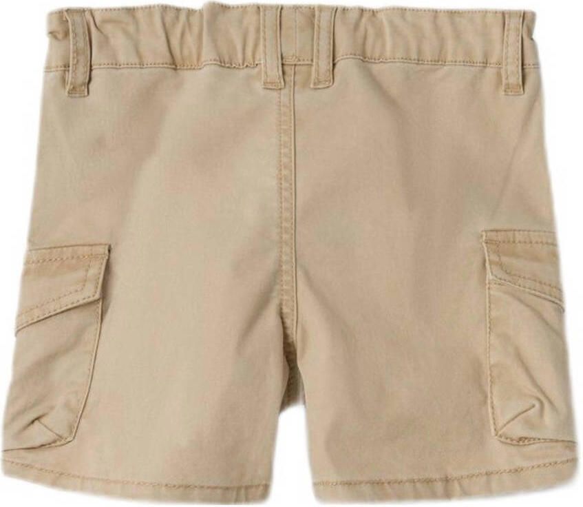 Name it MINI loose fit cargo short NMMBEN beige Korte broek Jongens Stretchkatoen 104 - Foto 2