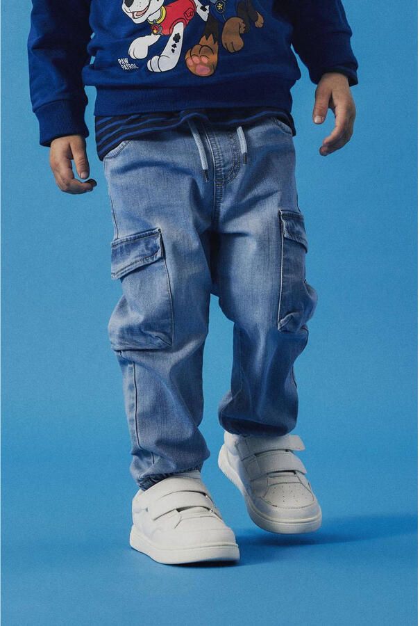 Name it MINI loose fit jeans NMMBEN medium blue denim Blauw Effen 104 - Foto 3