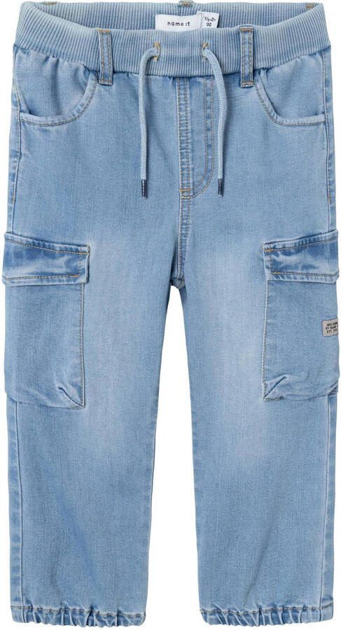 Name it MINI loose fit jeans NMMBEN medium blue denim Blauw Effen 104 - Foto 5
