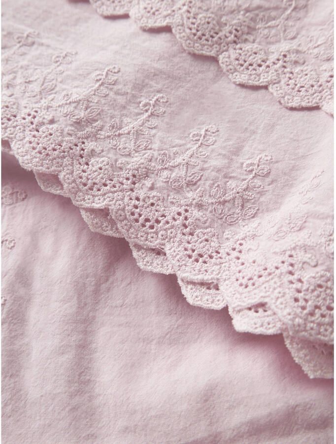 NAME IT MINI midi jurk broderie roze - Foto 2