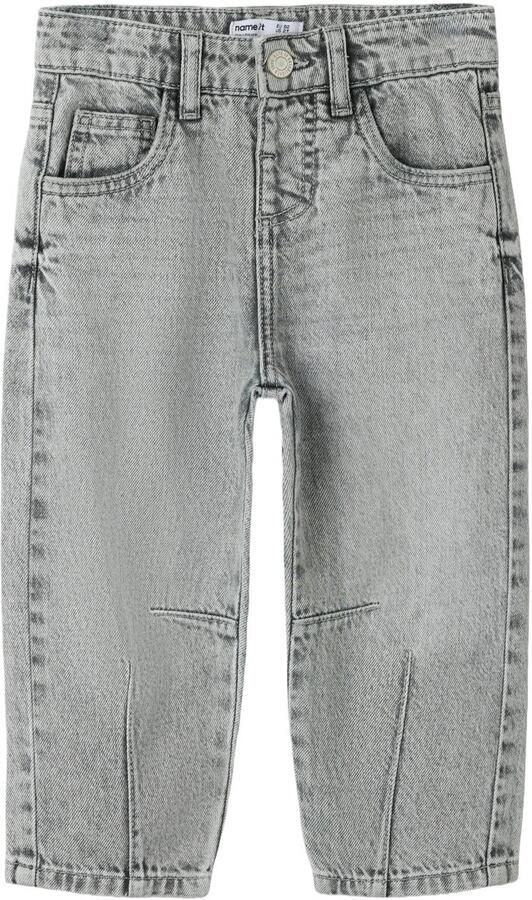 NAME IT MINI NMFBELLA barrel jeans grijs