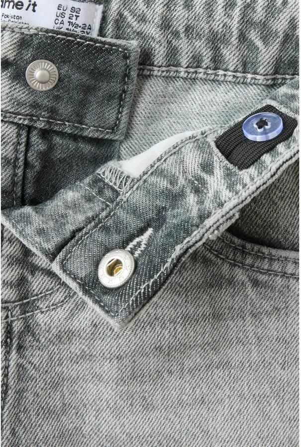 NAME IT MINI NMFBELLA barrel jeans grijs - Foto 2