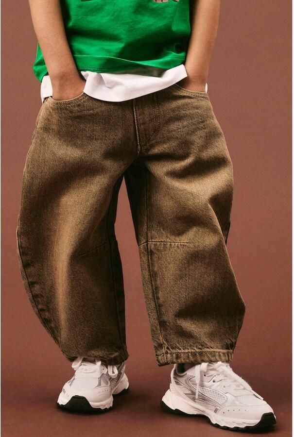 NAME IT MINI Nmmben barrel jeans bruin