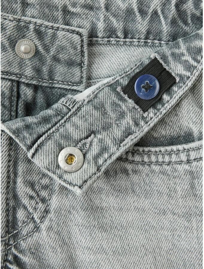 NAME IT MINI NMMBEN loose fit jeans grijs Jongens Denim Effen