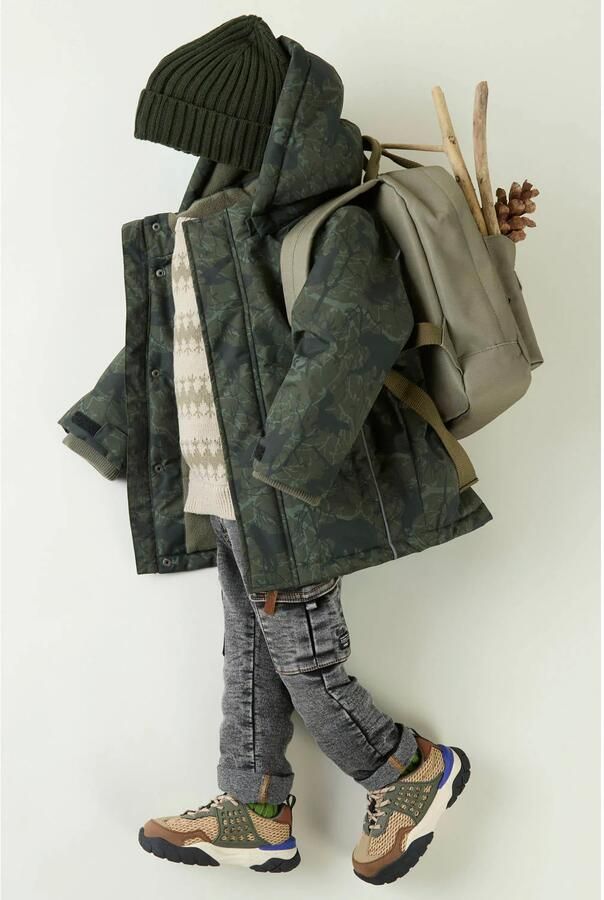 NAME IT MINI parka donkergroen - Foto 3