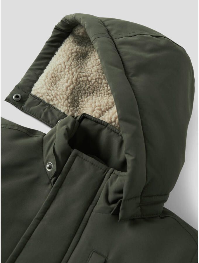NAME IT MINI parka jas groen - Foto 2