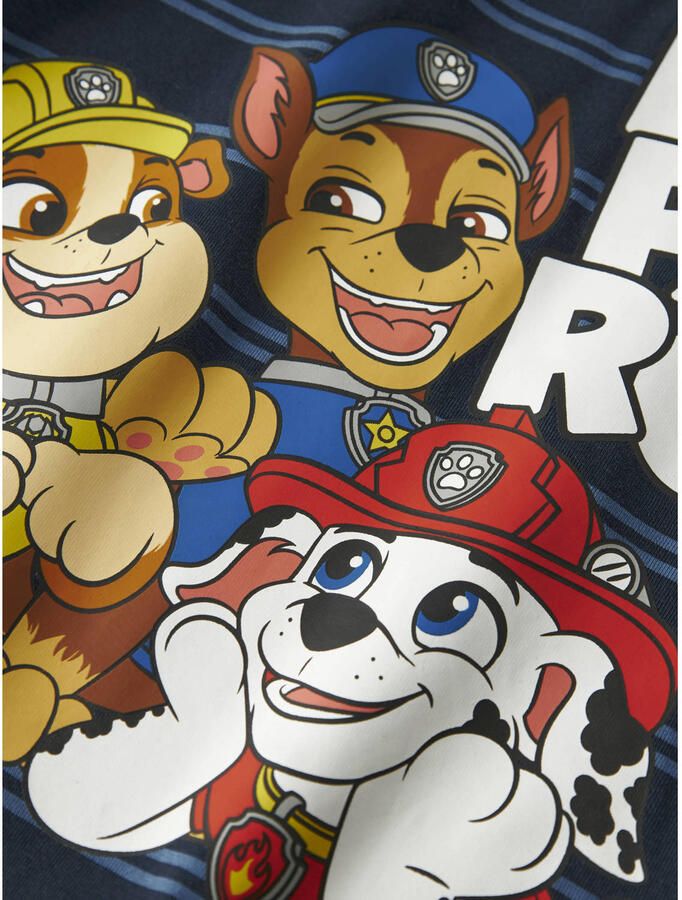 NAME IT MINI Paw Patrol longsleeve donkerblauw gebreid - Foto 2