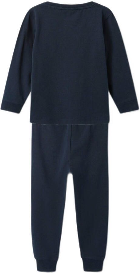 Name it MINI Paw Patrol pyjama met printopdruk donkerblauw Jongens Stretchkatoen Ronde hals 110 116