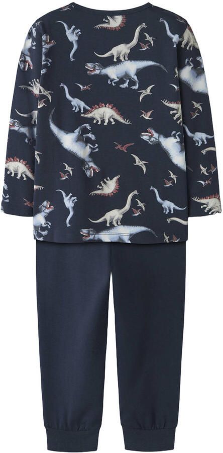 NAME IT MINI pyjama met print donkerblauw - Foto 2
