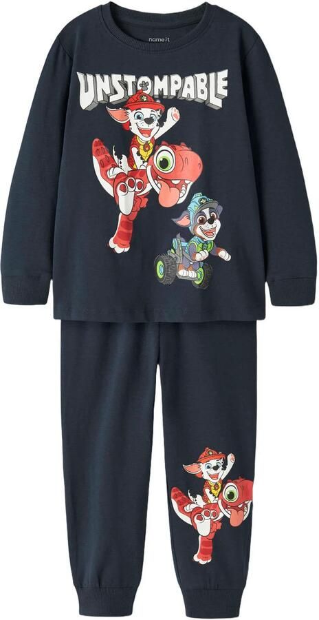 NAME IT MINI Paw Patrol pyjama met print donkerblauw