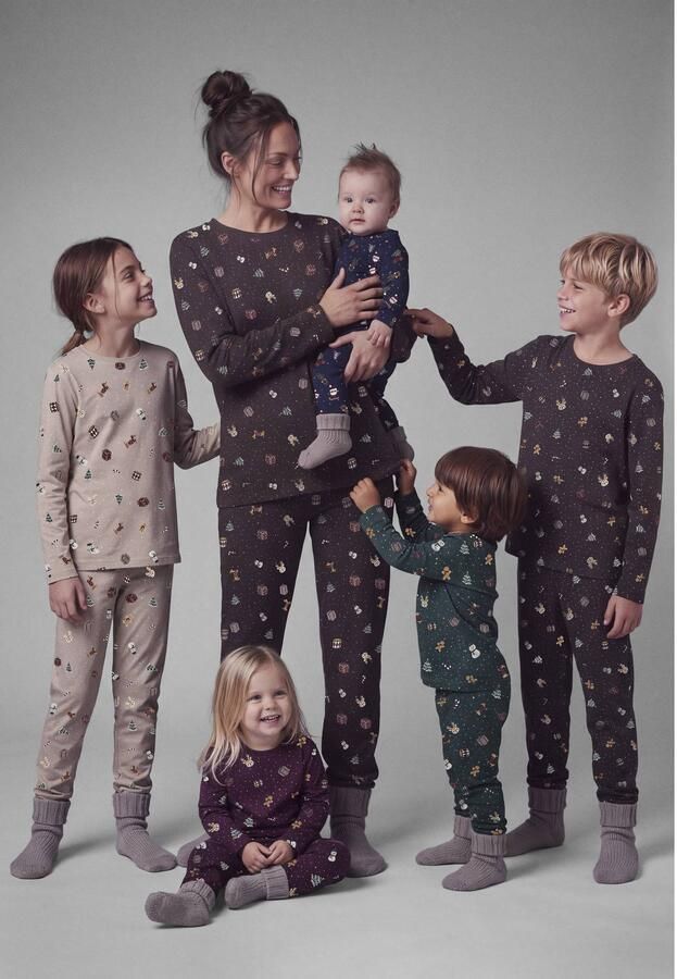NAME IT MINI pyjama met print groen Stretchkatoen Ronde hals - Foto 2